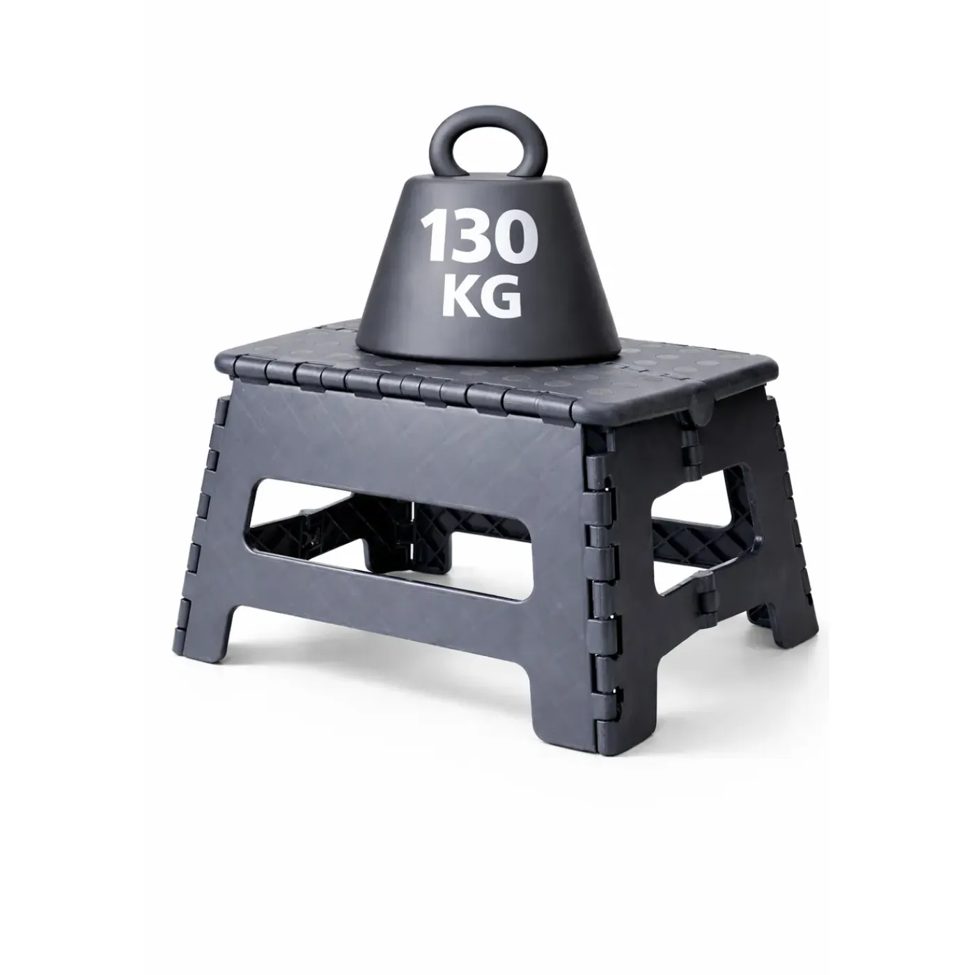 HEM Opvouwbare Opstapkruk – Inklapbaar Krukje 29x22x22 Cm – Draagvermogen Tot 130 Kg
