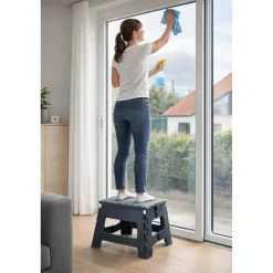HEM Opvouwbare Opstapkruk – Inklapbaar Krukje 29x22x22 Cm – Draagvermogen Tot 130 Kg