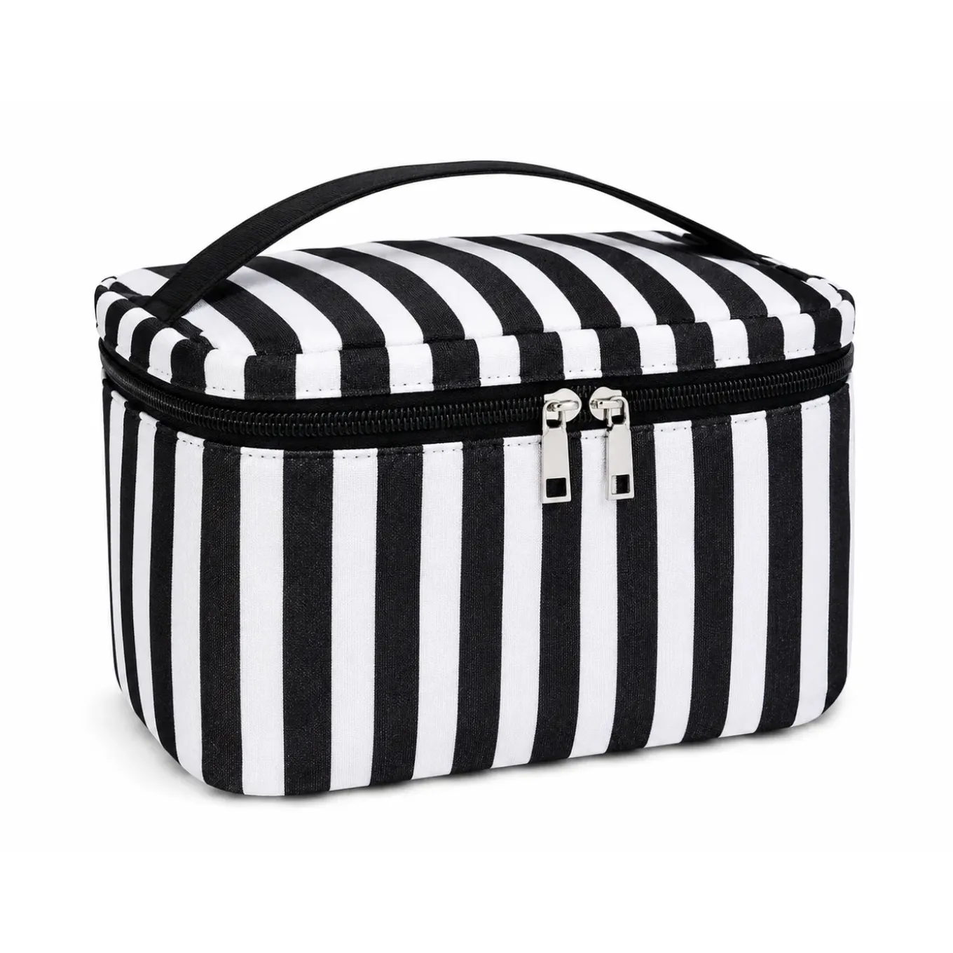 Hem Toilettas - Make-up Tas - Zwart Wit Gestreept
