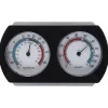 Hendrik Jan Luchtvochtigheidsmeter/thermometer - Kunststof - 9 Cm