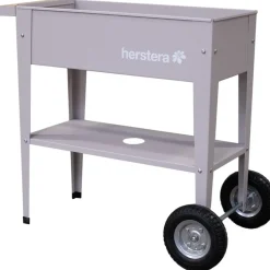 Herstera Garden Plantenbak Barcelona Taupe Hg08928403 - Bloembak -75x35x80 Cm
