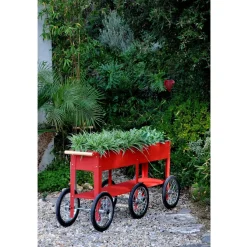 Herstera Garden Plantenbak Hg08937901 - Bloembak - 150 X 35 X 80 Cm - Rood