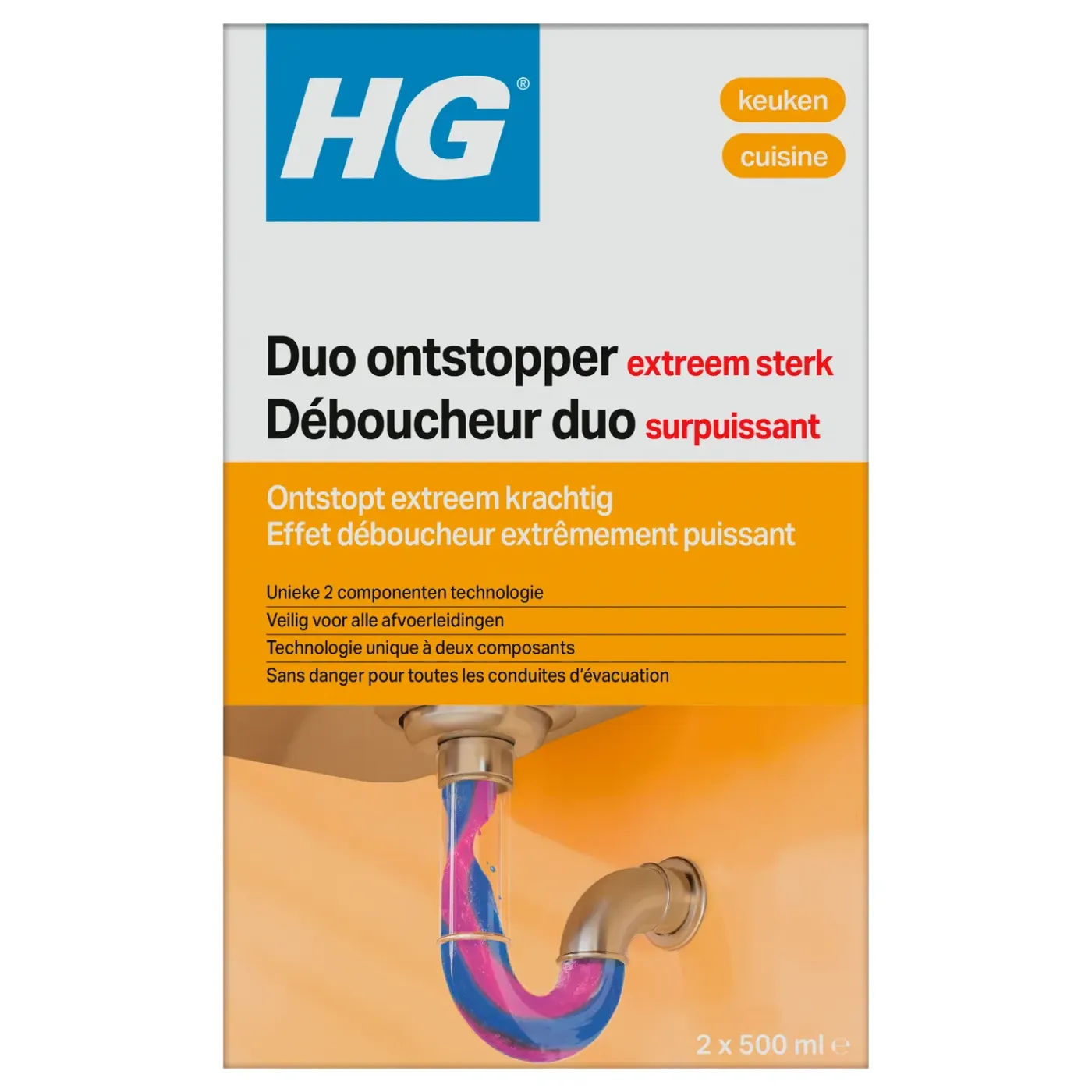 HG Duo Ontstopper 1L