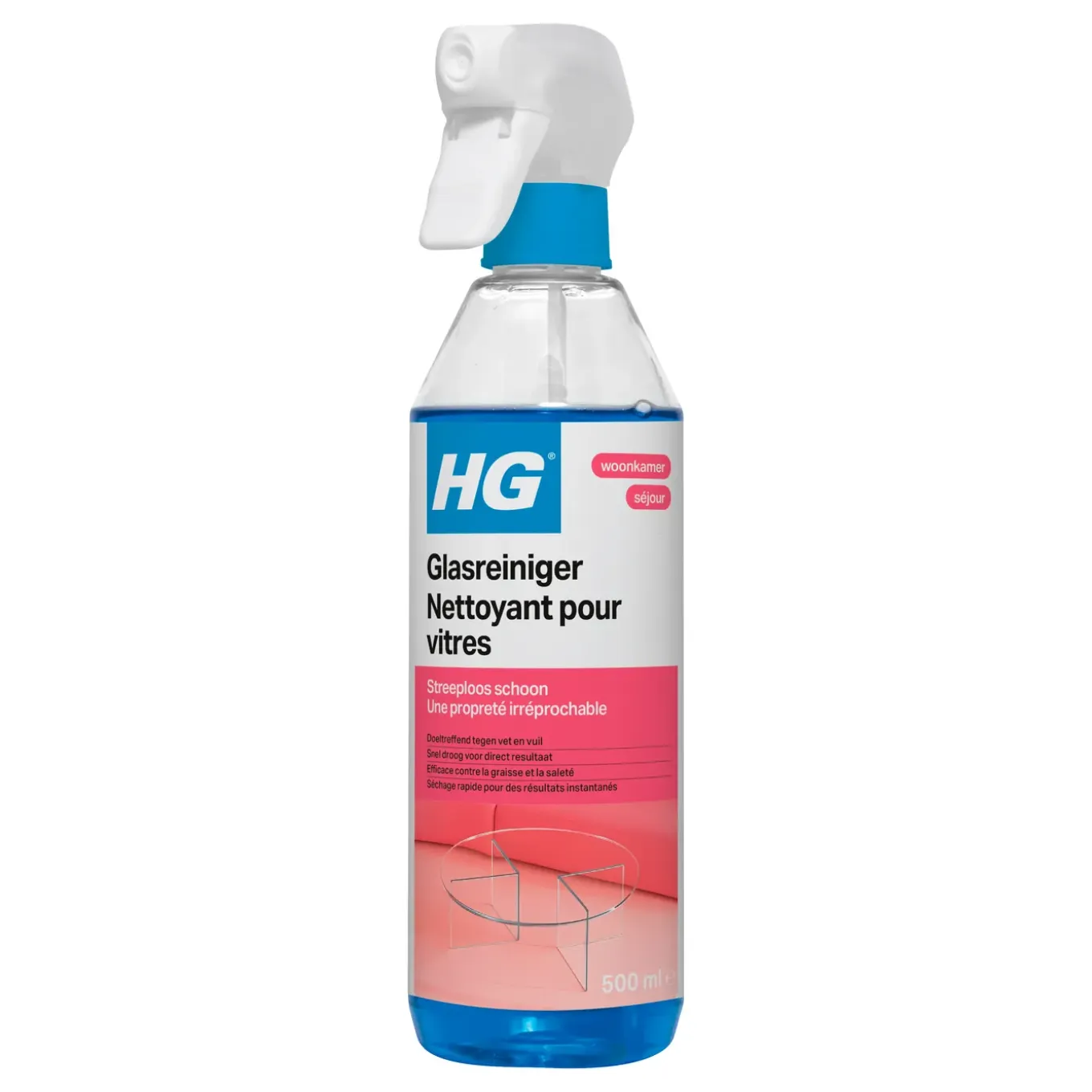 HG Glasreiniger Streeploze Spray - 0,5L
