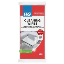 HG Glasreiniger Wipes - 20 Doekjes