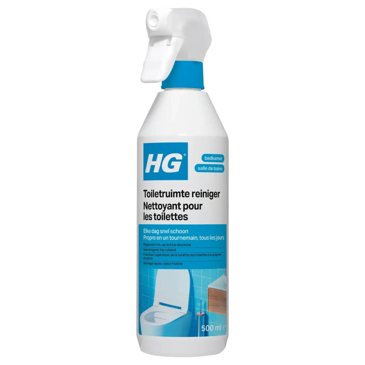 HG hygiënische toiletruimte alledag spray 500ml