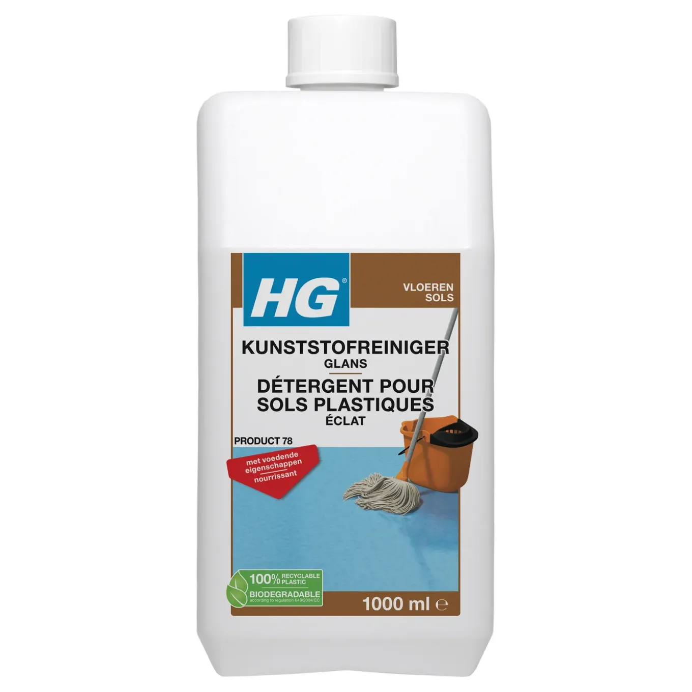 HG kunststofreiniger glans 1L