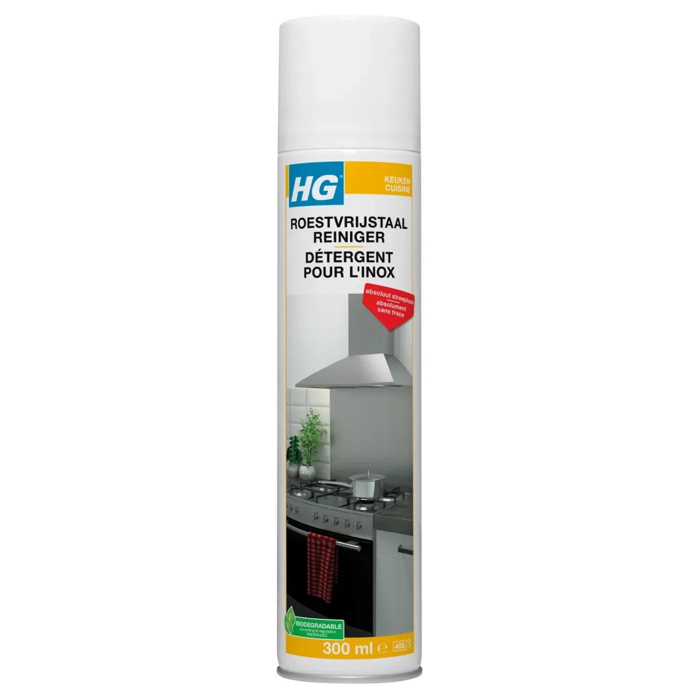 HG RVS snelreiniger 300ml