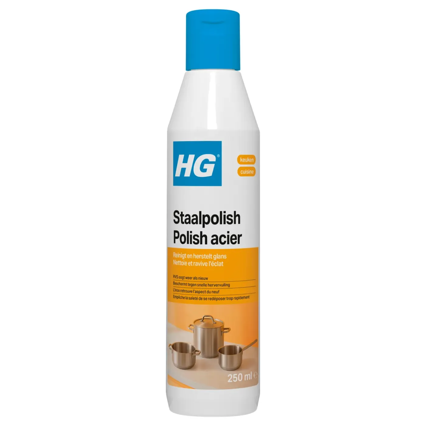 HG staalpolish 250ml