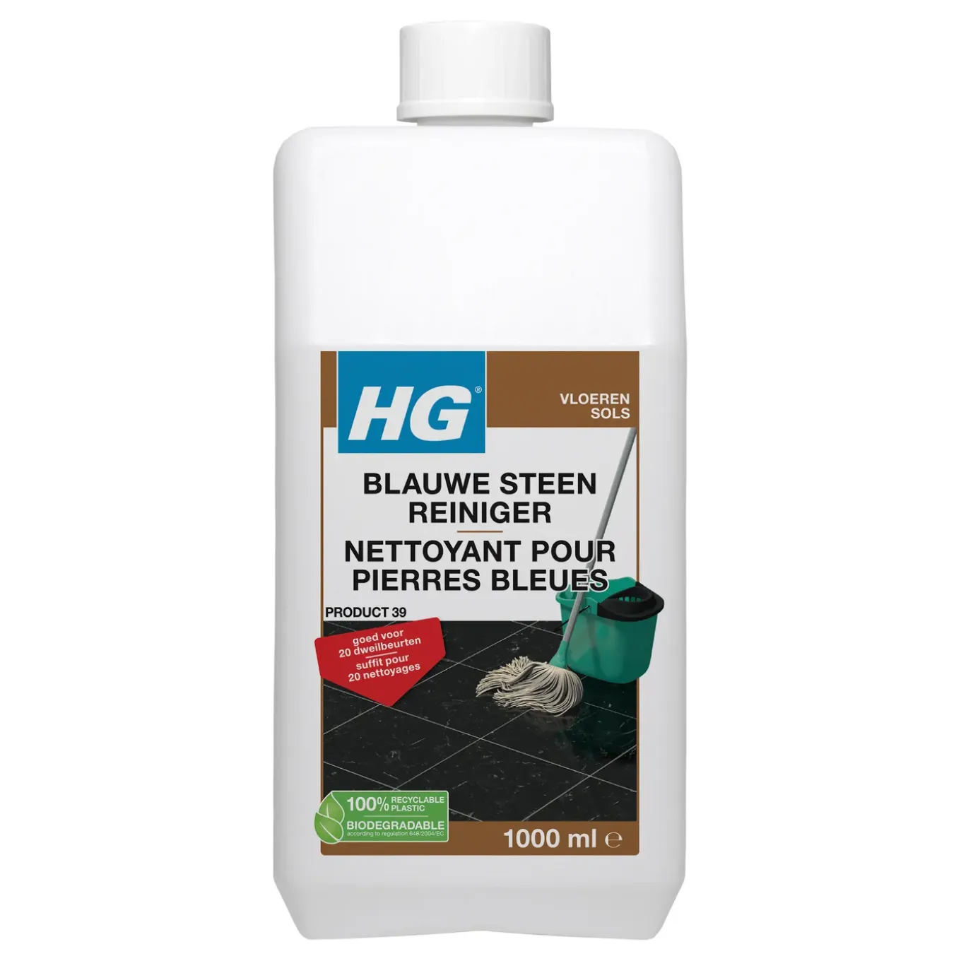 HG Vloerreiniger Extra Sterk - Blauwe Steen - 1L