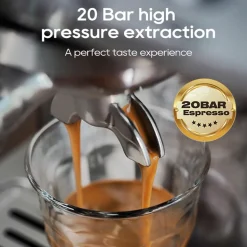 Hibrew - Koffiemachine - H10A - Halfautomatisch Verstelbare Temperatuur 20 Bar Zwart