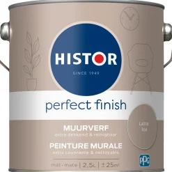 Histor Perfect Finish Muurverf - Mat - Latte Ice - 2,5L