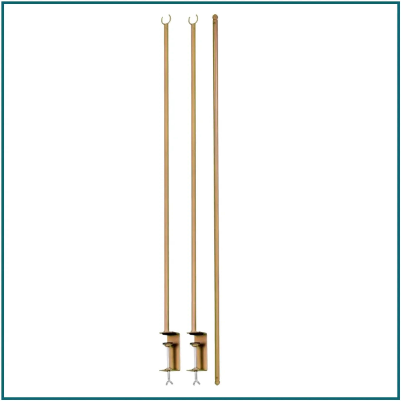Hixa Decoratieframe Tafelklem Decoratie Goud Verstelbaar 135 Tot 250 Cm Metaal