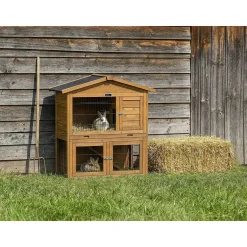 H&j - Houten Hok -noisette - 102 X 55 X 100 Cm - Bruin