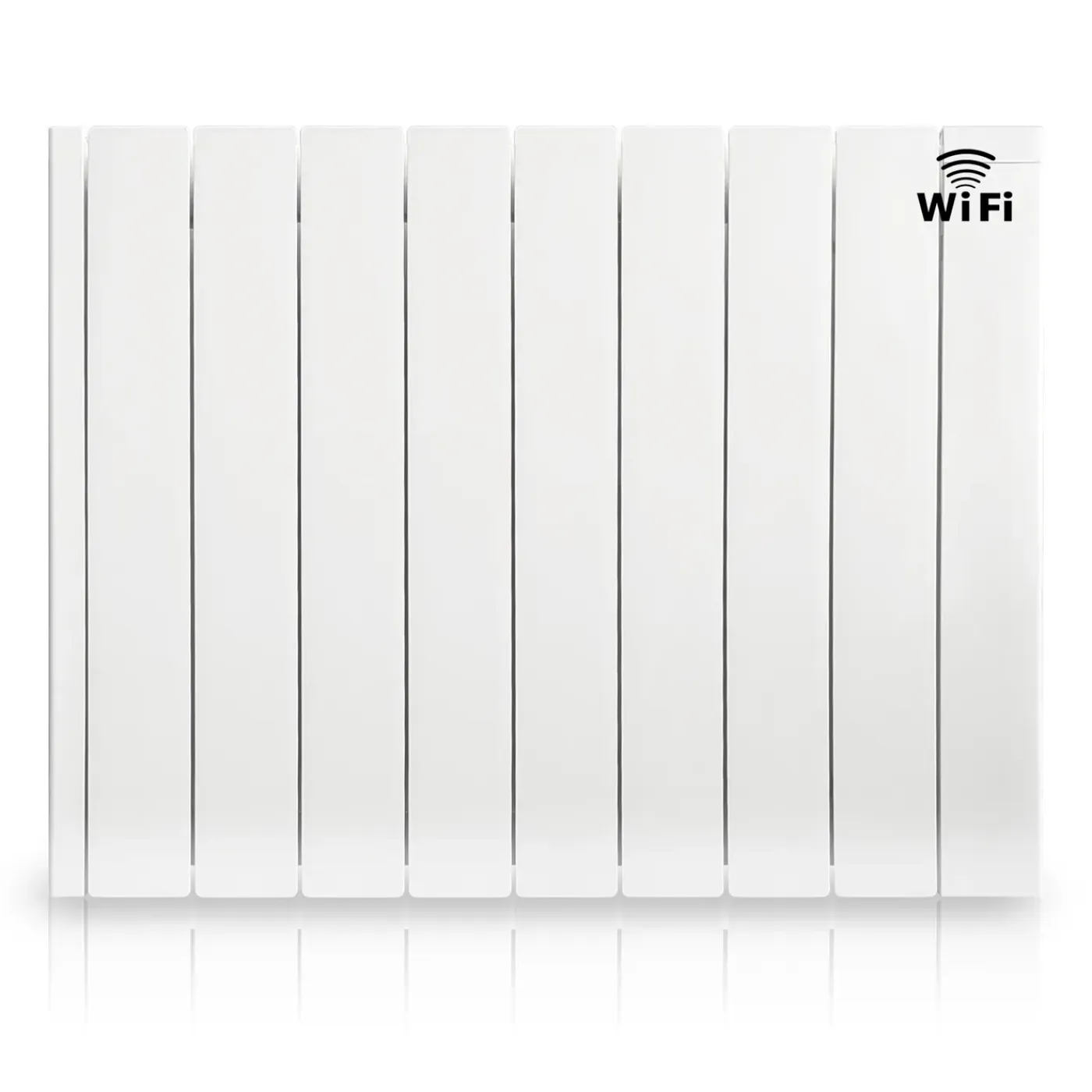 HJM Irina II 1500W vloeistof traagheidradiator Wifi horizontal wit