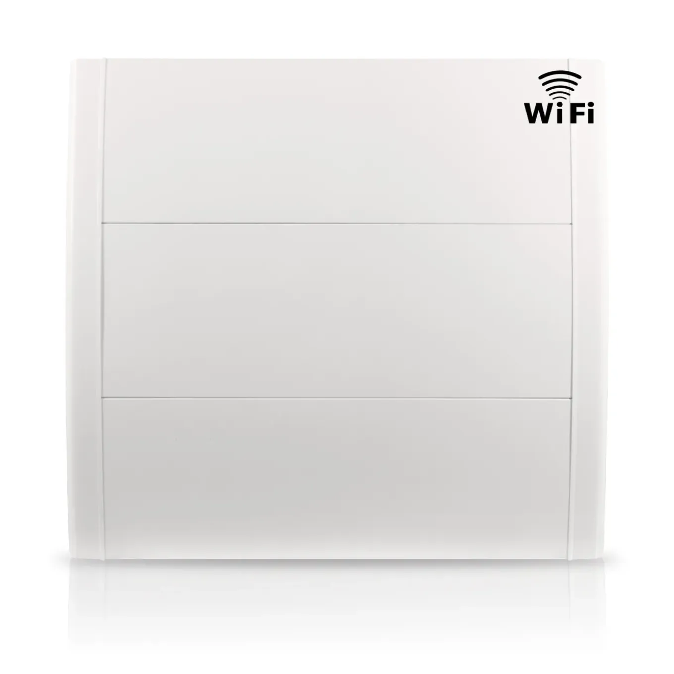 HJM Spring gietijzeren traagheidradiator met Wifi 1500W horizontaal wit