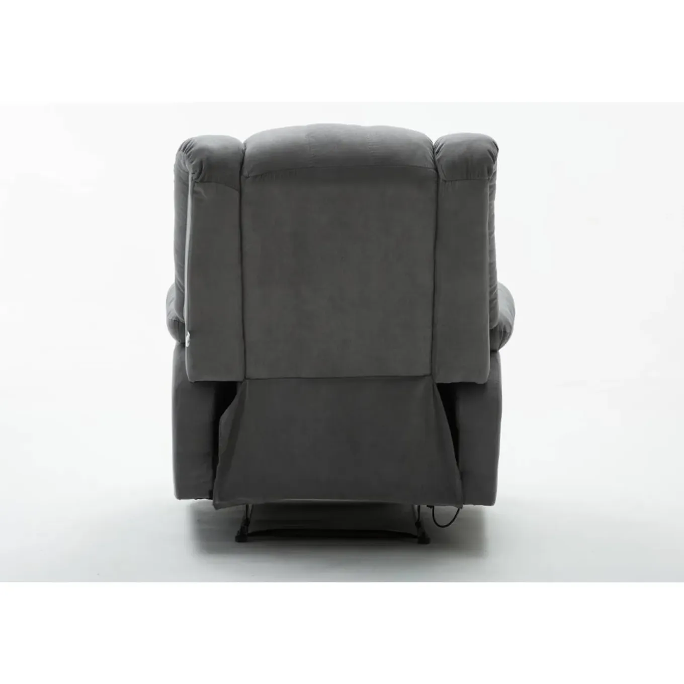 H&j - Relaxfauteuil Relaxstoel Verstelbaar -buckingham - 85 X 93 X 100 Cm - Grijs Lichtgrijs
