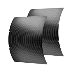 H&j - Set Van 2 Flexibele Plug & Play Zonnepanelen - 400w -urban Center - Zwart