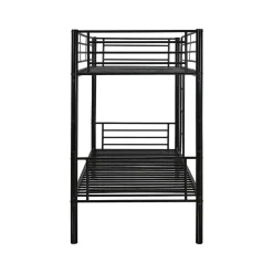 H&j - Stapelbed Twee Eenpersoonsbedden Metaal -adam- Inclusief Lattenbodem - 90 X 190 Cm - Metaal -