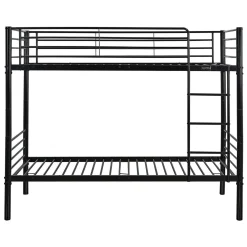 H&j - Stapelbed Twee Eenpersoonsbedden Metaal -adam- Inclusief Lattenbodem - 90 X 190 Cm - Metaal -