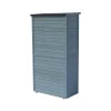 H&J - Tuinkast Houten Tuin Berging -space - 87 X 46,5 X 160 Cm - Blauw Hemelsblauw