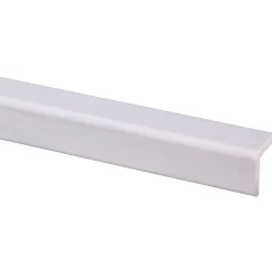 Overig Hoeklat grenen wit gegrond 27x27mm 270cm