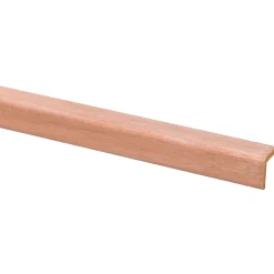 Hoeklat - Hardhout - Onbehandeld - 20x20mm - 270cm