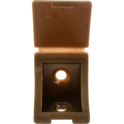 Hoekverbinder Bevestiging - Driehoekig - Kunststof - Bruin - 25mm - 4 stuks