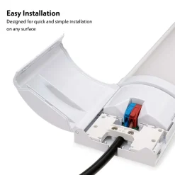 Hoftronic - 4x - Led Batten - 120cm - 40w 5600lm 4000k Neutraal Wit Ip20 Flikkervrij