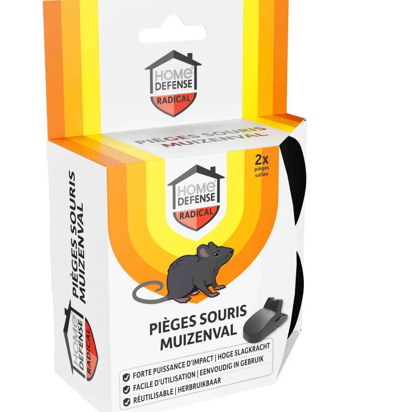 Home Defense Mechanische Val - Tegen Muizen - 2 stuks
