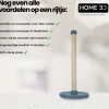 Home 3d - Keukenrolhouder Basic - Beukenhout - Blauw