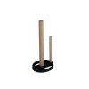 Home 3D - Keukenrolhouder Premium - Beukenhout - Zwart