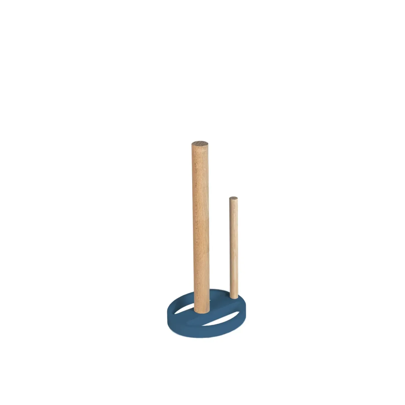 Home 3D - Keukenrolhouder Premium - Beukenhout - Blauw