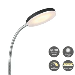 Home Sweet Home bureaulamp Polly zwart 5,5W
