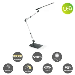 Home Sweet Home bureaulamp Pro zwart 4,5W