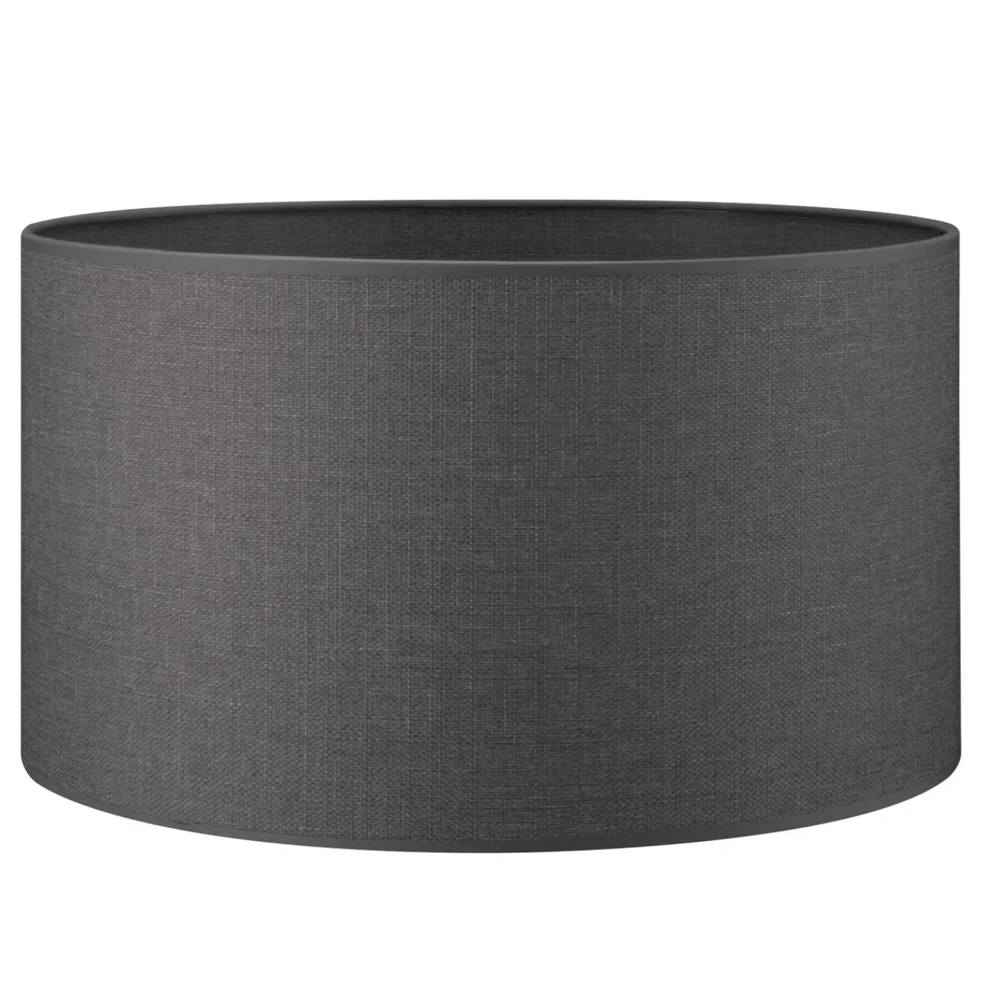 Home Sweet Home Lampenkap Canvas Antraciet - B:40xd:40xh:22cm