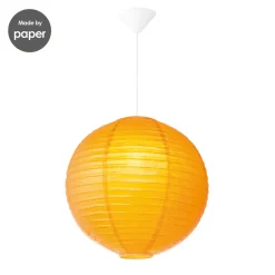 Home Sweet Home Lampenkap Lampion - Papier - Oranje - D40cm - H40cm - E27
