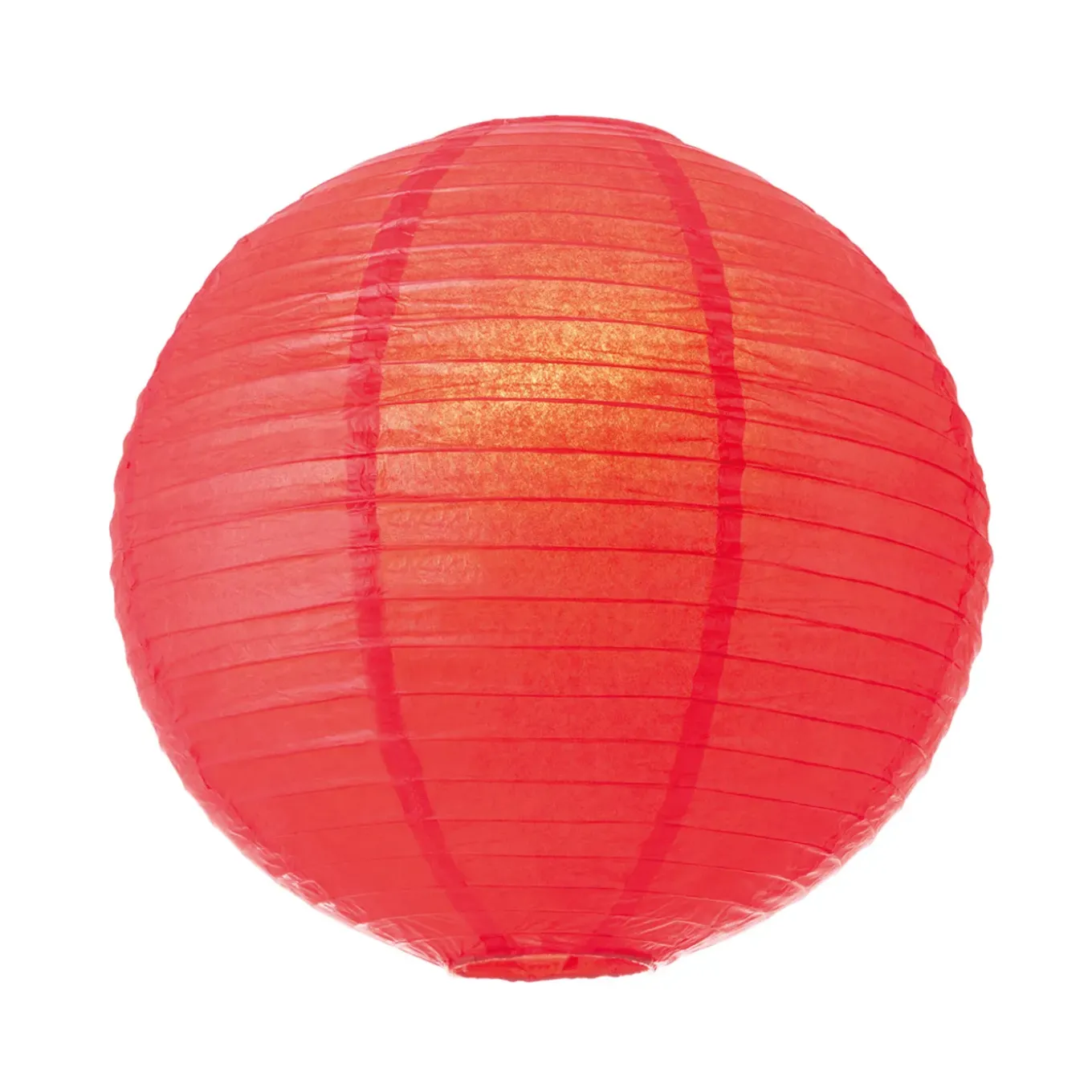 Home Sweet Home Lampenkap Lampion - Papier - Rood - D40cm - H40cm - E27