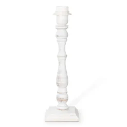 Home Sweet Home Tafellamp Voet Woodi 12/12/38cm - Wit