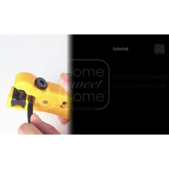 Home Sweet Home textielkabel zwart 3m
