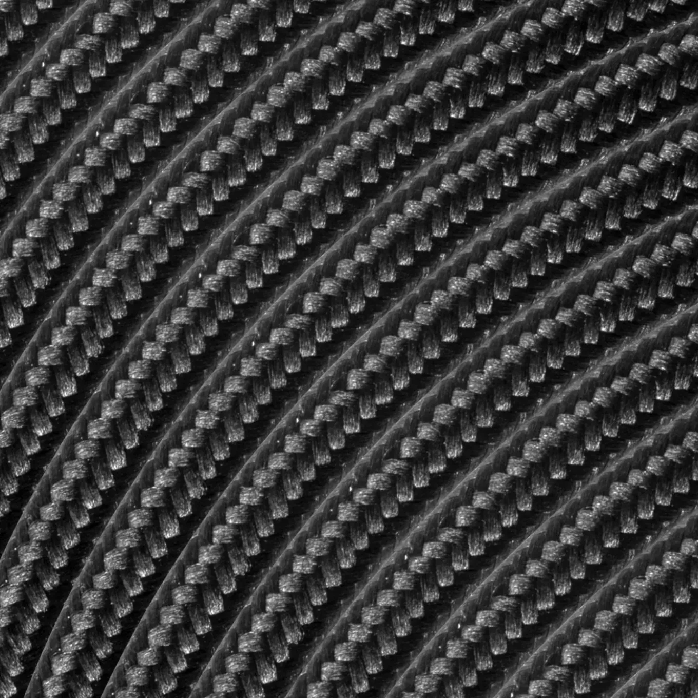 Home Sweet Home textielkabel zwart 3m