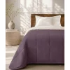 HOOMstyle Bedsprei - Wasbaar dekbed zonder overtrek - Zomer 100 g/m² - 180x220cm - Vijgenpaars