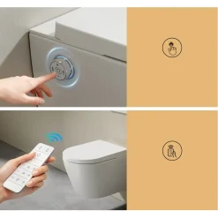 Horow Douche Wc - Randloos Japans Toilet - Lady Douche - Softclose - Wit