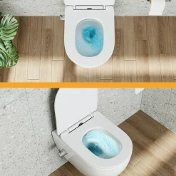 HOROW Hangtoilet - Bidetfunctie - Rimless - Softclose Zitting - Wit Keramiek