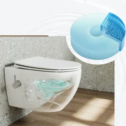 HOROW Hangtoilet - Bidetfunctie - Rimless - Softclose Zitting - Wit Keramiek