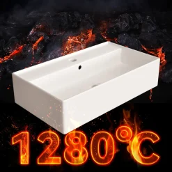 HOROW -rechthoekige-wastafel-keramiek-wandmontage-opbouw-550x310x130 Mm-wit