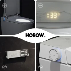 HOROW S70 Douche Wc - Japans Toilet - Randloos - Geurafzuiging - Softclose - Wit