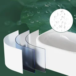 Horow Toiletfontein - Wandmontage - Keramiek - Gastentoilet - 40x22x11 Cm - Kraangat Rechts