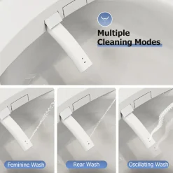 Horow - Wc-bril - Bidet - Afstandsbediening - Föhn - Sproeier - Extra Stevig