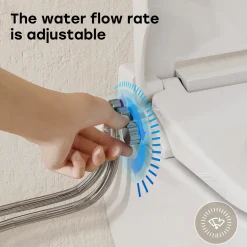 Horow - Wc-bril - Bidet - Soft Close - Zonder Elektriciteit - Glanzend Wit